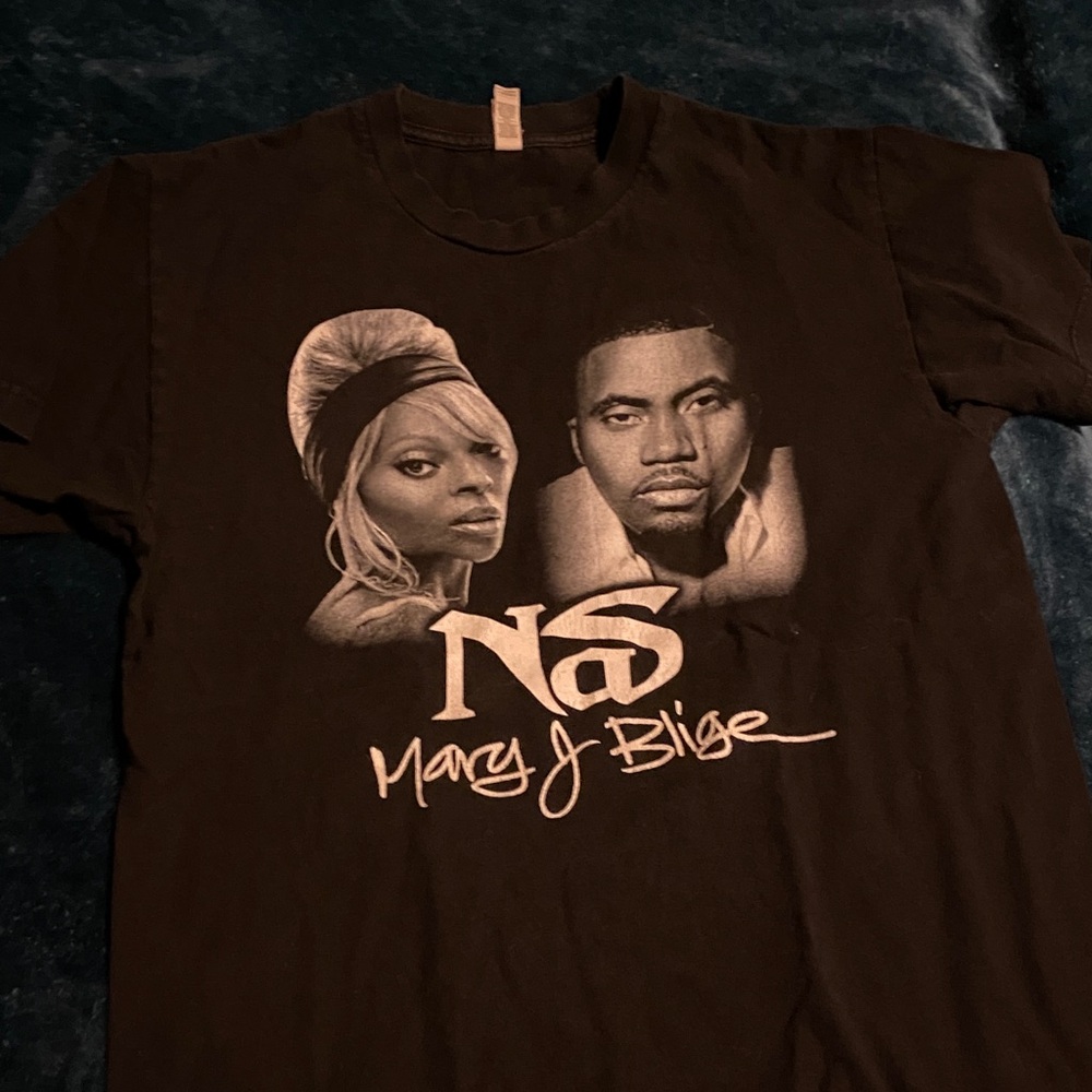 Nas & Mary J Blige 2019 Tour Black Shirt